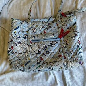 Vera Bradley Ski Slope Snoopy small tote purse